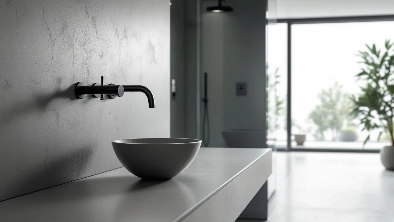 Ein Experte verrät, wie Mikrozement im Bad ohne spätere Risse gelingt