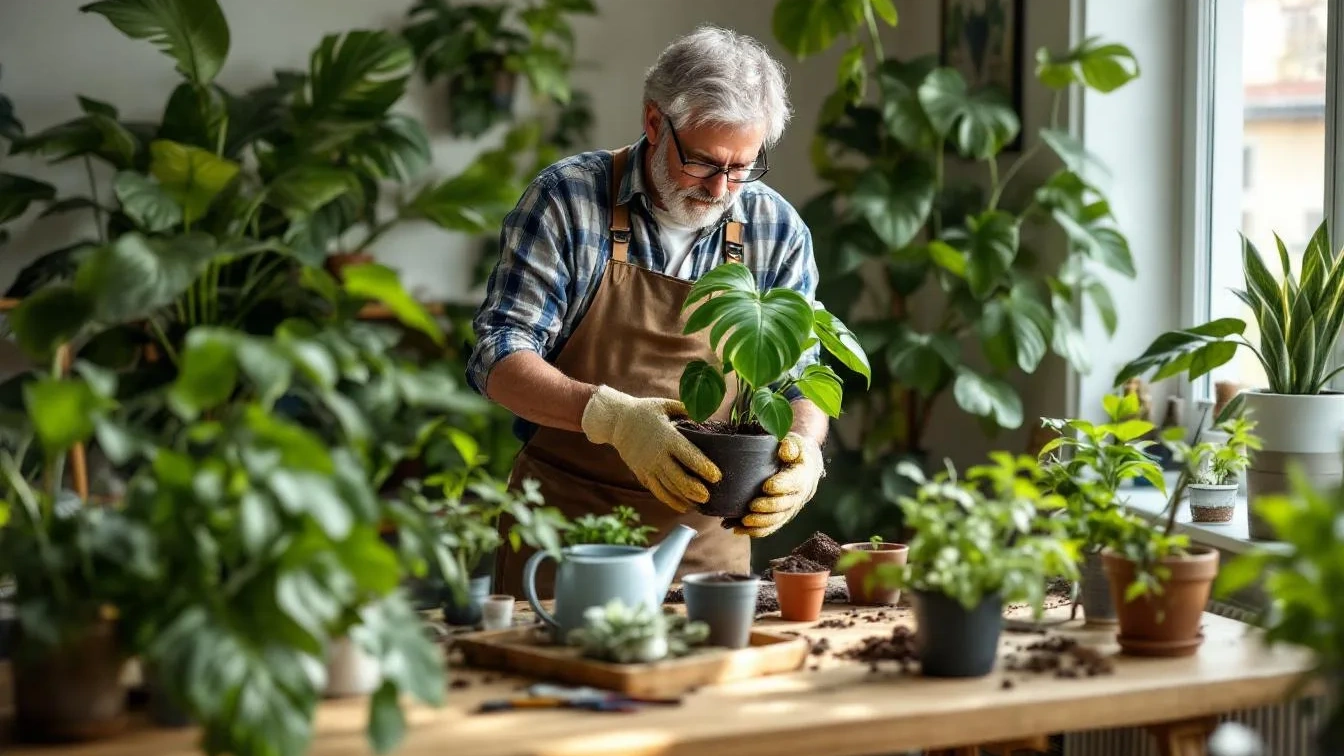 Ein Gärtner verrät, welche Zimmerpflanzen im Februar umgetopft werden müssen