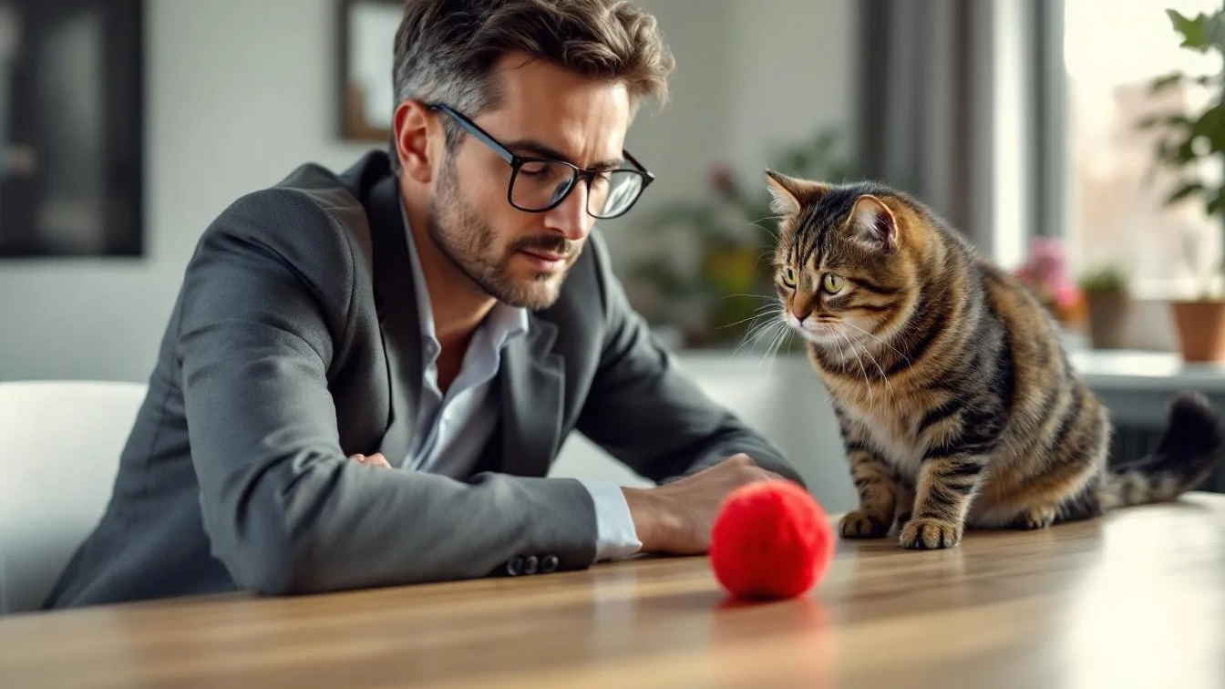 Ein Tierpsychologe verrät, warum diese Farbe Katzen verrückt macht