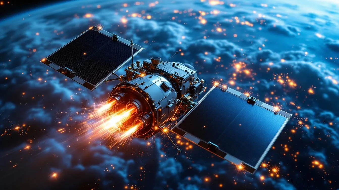 Kein Benzin und keine Raketen, wie Ionentriebwerke Satelliten bewegen