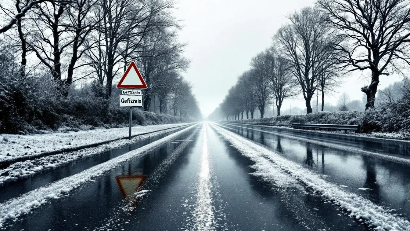 Warnung für Autofahrer: Warum Blitzeis auf deutschen Straßen so unterschätzt wird