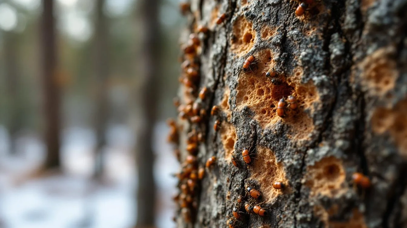 Warum Ihre Bäume durch Borkenkäfer bedroht werden könnten