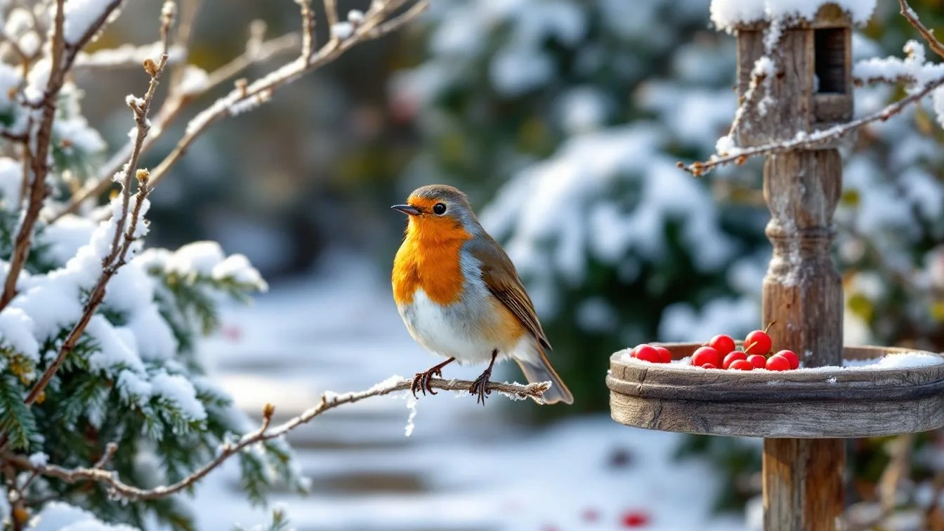 Warum Rotkehlchen im Winter immer wieder in deinen Garten zurückkehren
