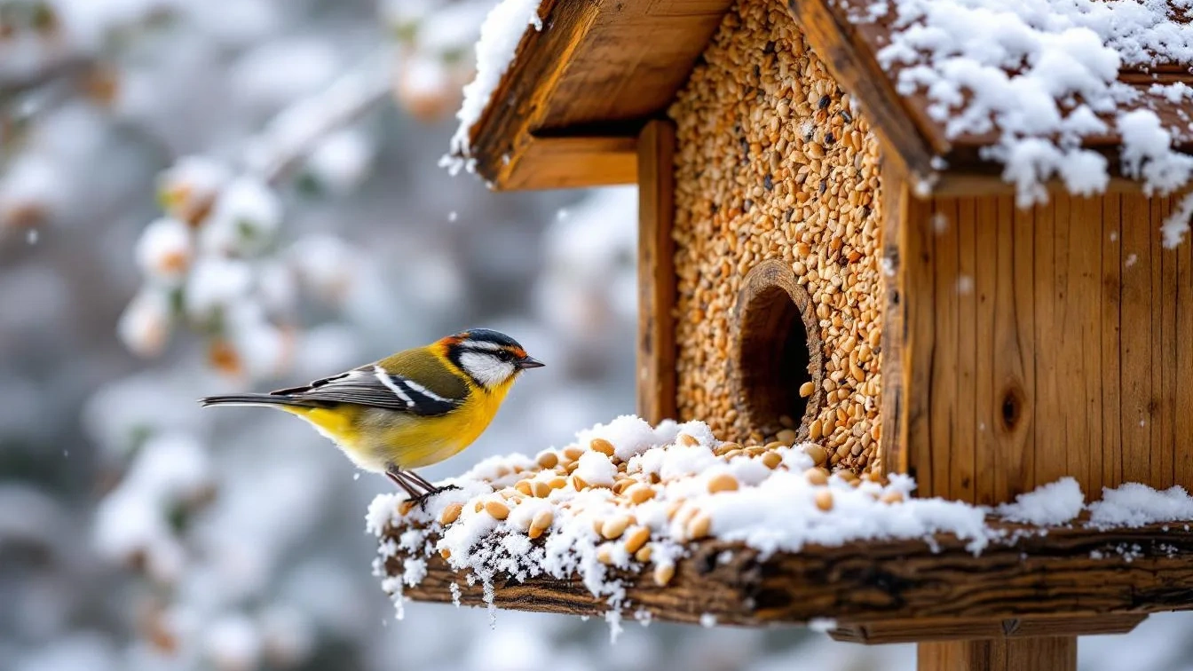 Warum das Überleben der Vögel von der Qualität Ihres Winterfutters abhängt