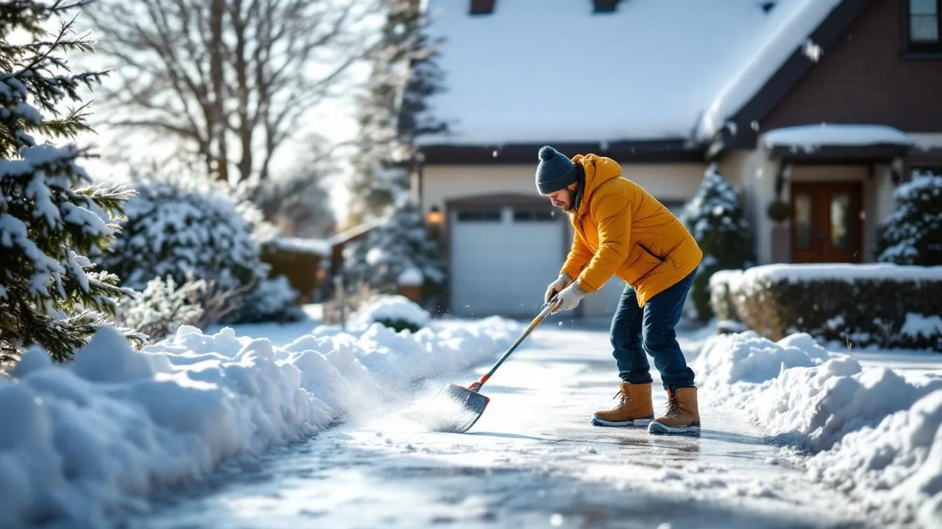 Weder Salz noch Sand: Womit Hausbesitzer Eis im Februar sicher entfernen